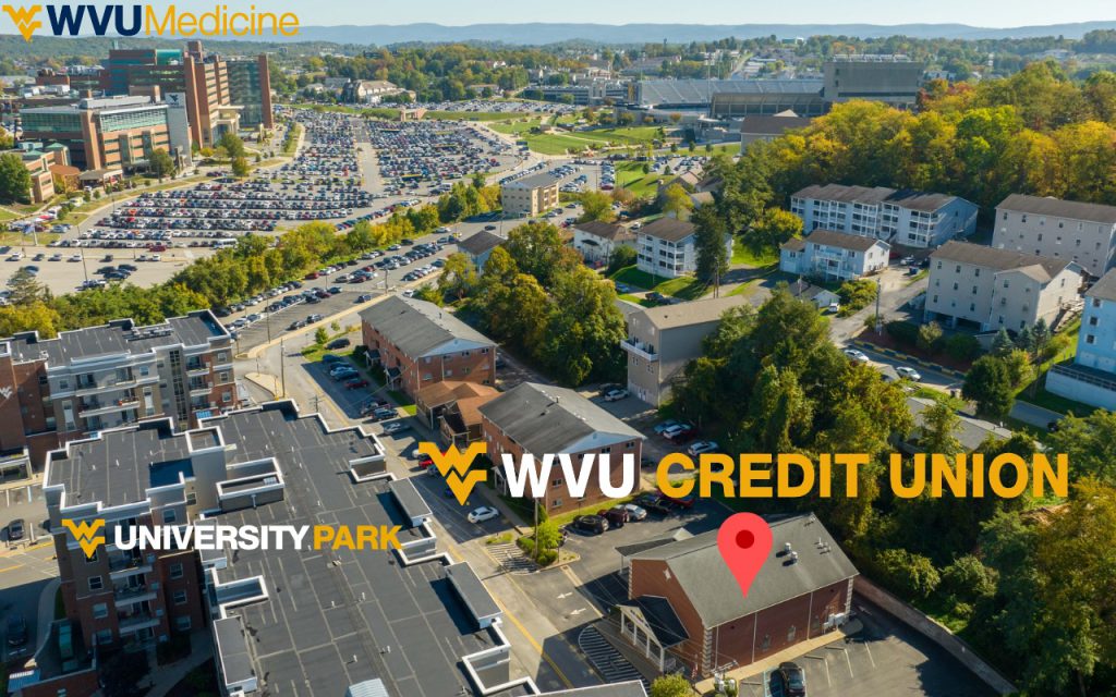 wvu cu arial view